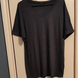 Men's Blue V-Neck T-Shirt